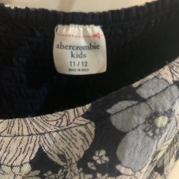 Abercrombie Kids Girls Floral Romper Size 11/12 - Picture 5 of 7